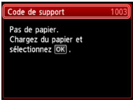 CANON PIXMA MG5650 - En cas d'erreur - 2