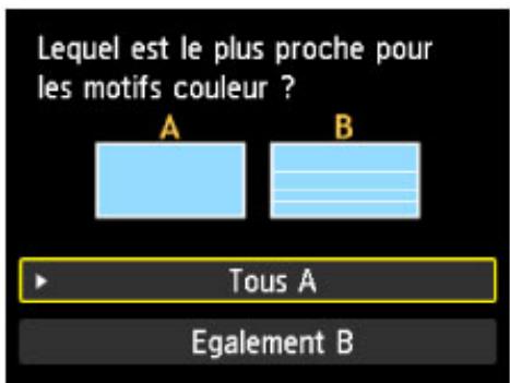 CANON PIXMA MG5650 - Examen du motif de vérification des buses - 3