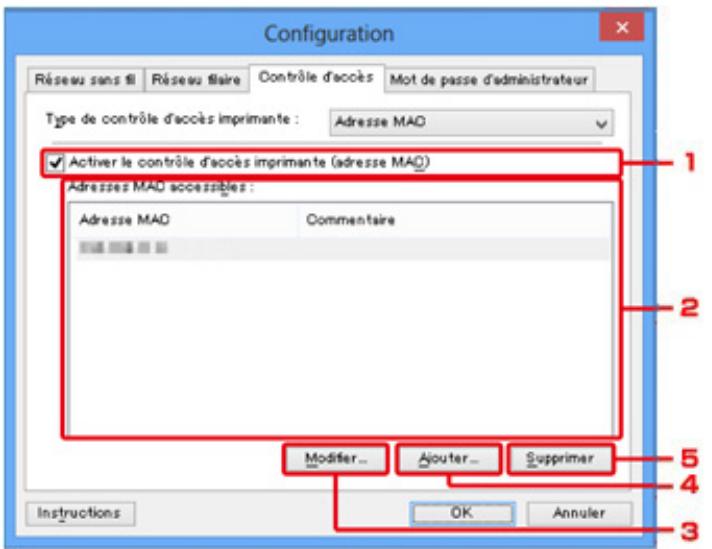 CANON PIXMA MG5650 - Si vous sélectionnez Adresse IP - 1