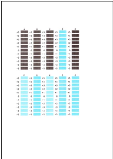 CANON PIXMA MG5650 - Vérifiez les motifs imprimés - 1