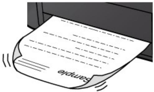 CANON PIXMA MG5650 - Le papier est gondolé ou présente des taches d'encre - 1