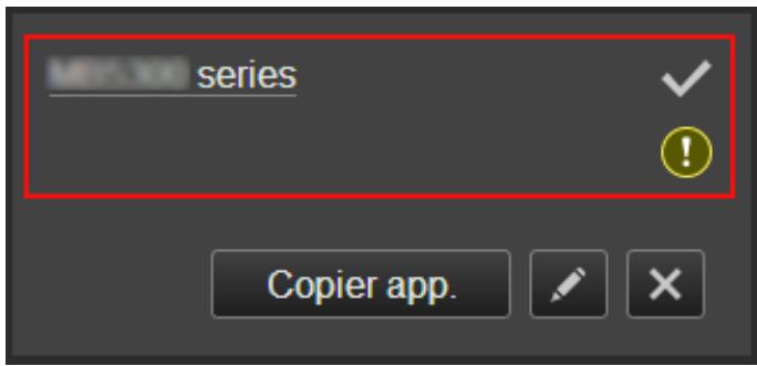 CANON PIXMA MG5650 - Bouton Gest. impr. (Sélect. une imprimante) - 2