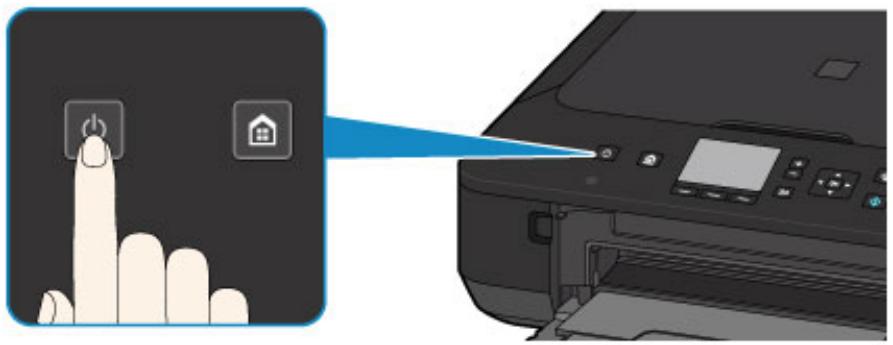 CANON PIXMA MG5650 - Mise sous tension de la machine - 1