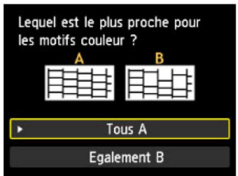 CANON PIXMA MG5650 - Examen du motif de vérification des buses - 2