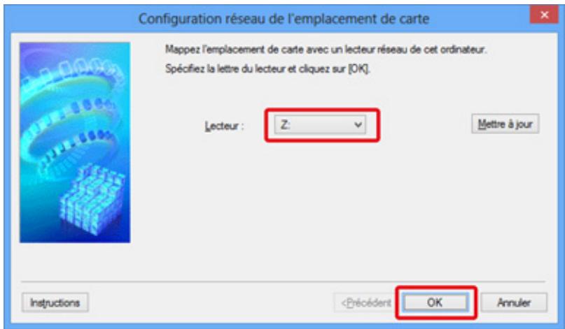 CANON PIXMA MG5650 - Montage de l'emplacement de carte en tant que lecteur réseau - 2