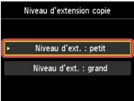 CANON PIXMA MG5650 - Modification des paramètres de la machine sur l'écran LCD - 5