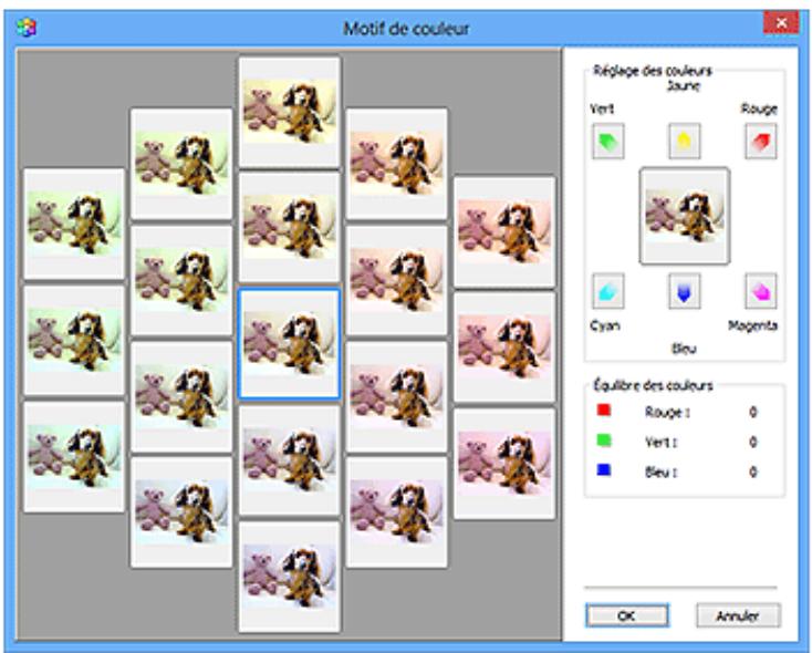 CANON PIXMA MG5650 - Ajustement des couleurs à l'aide d'un motif de couleur - 3