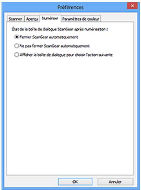 CANON PIXMA MG5650 - Onglet Numériser - 1
