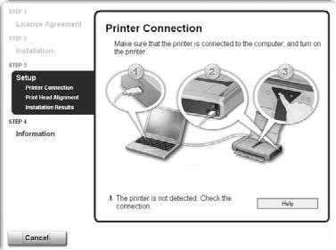 CANON PIXMA IP100 - If an Error Occurs When the Printer Is Connected to a Computer - 3