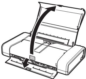 CANON PIXMA IP100 - Open the Rear Tray Cover. - 1