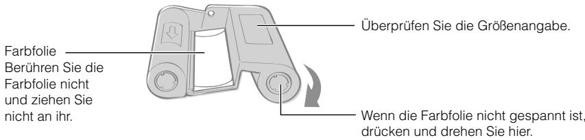CANON SELPHY CP760 - Vorbereiten der Tintenpatrone - 1