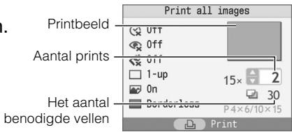 CANON SELPHY CP760 - Druk op OK en controleer de instellingen. - 2