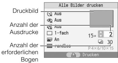 CANON SELPHY CP760 - Drücken Sie die Taste OK, und überprüfen Sie die Einstellungen. - 2