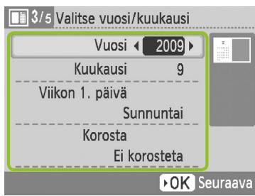 CANON SELPHY CP790 - Valitse taustavärä. - 2