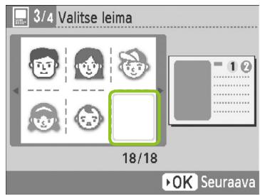 CANON SELPHY CP790 - Valitse taustavärä. - 3