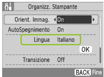 CANON SELPHY CP790 - Consente di visualizzare la schermata di impostazione. - 2