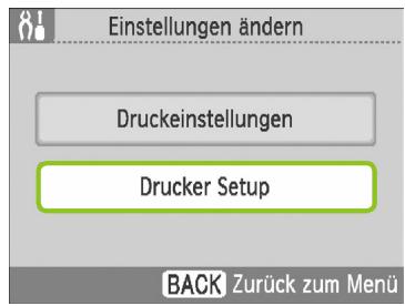 CANON SELPHY CP790 - Zeigen Sie den Bildschirm zum Ändern von Einstellungen an. - 1