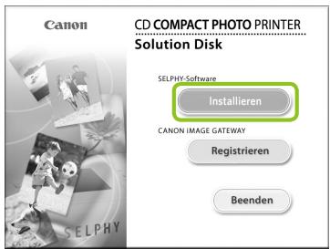 CANON SELPHY CP790 - Installieren und Starten der Software - 4