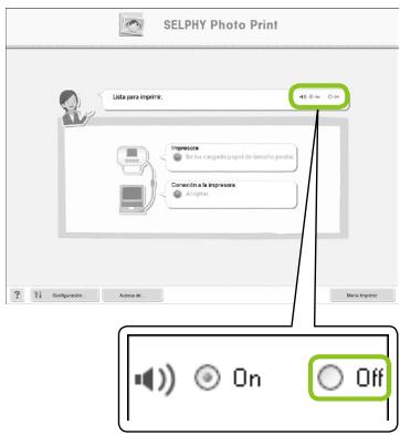 CANON SELPHY CP790 - Desactivación de la guía de audio - 1