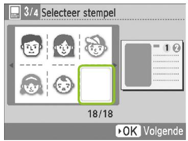 CANON SELPHY CP790 - Selecteer een achtergrondkleur. - 2