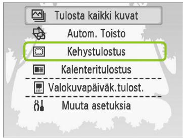 CANON SELPHY CP790 - Kehysten tulostaminen kuviin - 3