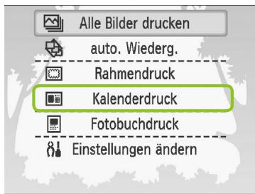 CANON SELPHY CP790 - Erstellen von Kalendern - 3