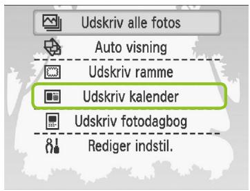 CANON SELPHY CP790 - Oprettelse af kalendere - 3