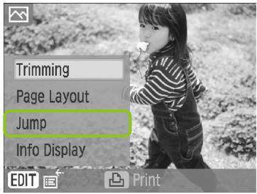 CANON SELPHY CP790 - Using the Jump Function to Search Images - 1