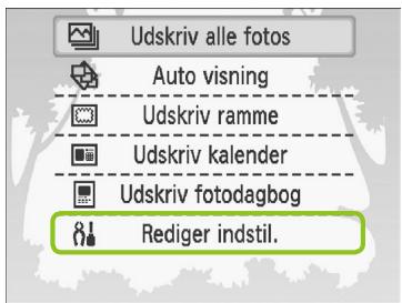CANON SELPHY CP790 - SELPHY-indstillinger - 2