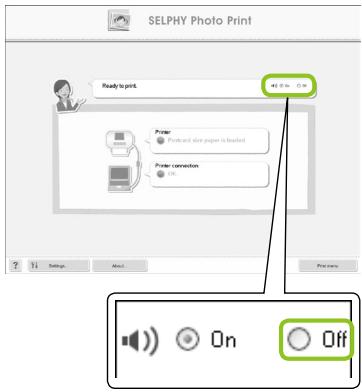 CANON SELPHY CP790 - Inaktivera rostvägledning - 1