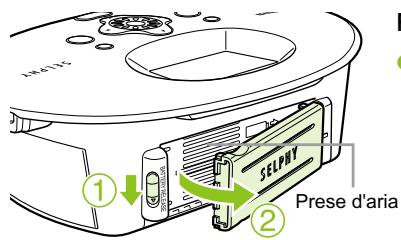 CANON SELPHY CP790 - Installazione della batteria - 1