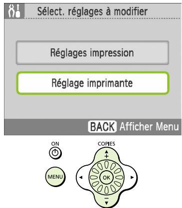 CANON SELPHY CP790 - Réglage de la langue d'affichage - 2