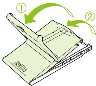 CANON SELPHY CP790 - Preparazione del caricatore carta - 2
