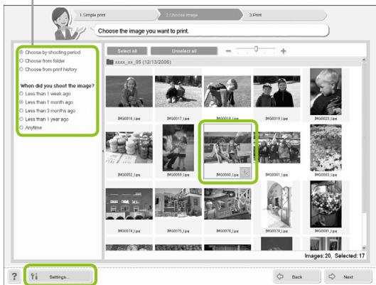 CANON SELPHY CP790 - Choose an image. - 1