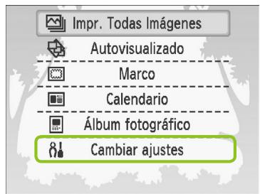CANON SELPHY CP790 - Configuración de la SELPHY - 2