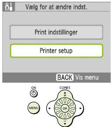 CANON SELPHY CP790 - Indstilling af sproget på skærmen - 2