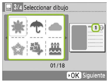 CANON SELPHY CP790 - Selezione un color de fondo. - 1