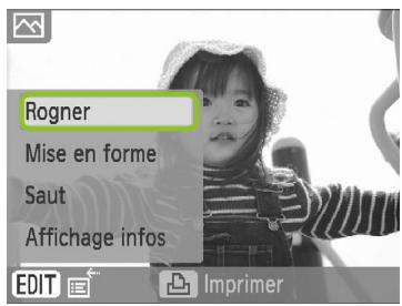 CANON SELPHY CP790 - Rognage des photos - 4