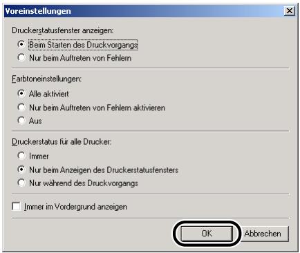 CANON LASER SHOT LBP3200 - Bestätigen Sie alle Einstellungen, und klichen Sie dann auf [OK]. - 1