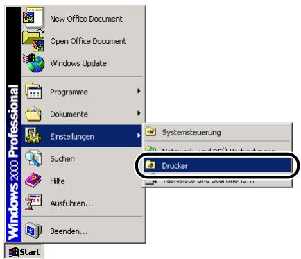CANON LASER SHOT LBP3200 - Zeigen Sie den Ordner [Drucker] oder [Drucker und Faxgeräte] an. - 1