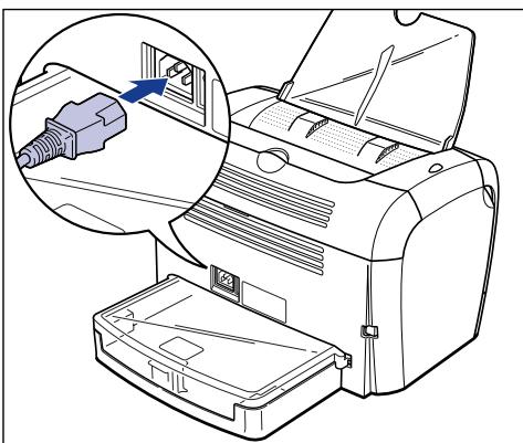CANON LASER SHOT LBP3200 - Stecken Sie das mitgelieferte Netzkabel in den Netzeingang. - 1