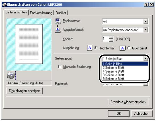 CANON LASER SHOT LBP3200 - Registerblatt [Papierauswahl] - 2