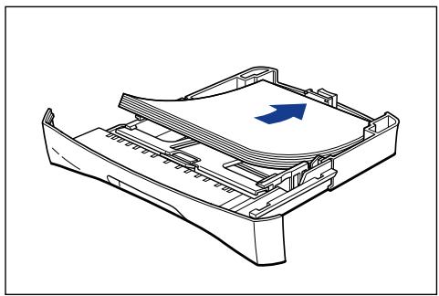 CANON LASER SHOT LBP3200 - Legen Sie den Papierstapel so ein, dass die Unterseite der Blätter die Papierführungen berührt. - 1