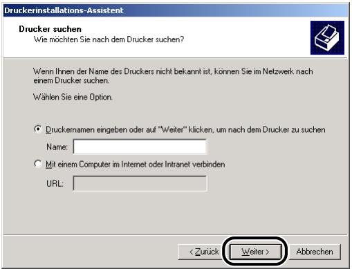 CANON LASER SHOT LBP3200 - Für Windows 2000/XP klichen Sie auf [Weiter].   Für Windows 98/Me klichen Sie auf [Durchsuchen]. - 1