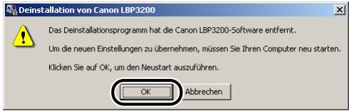 CANON LASER SHOT LBP3200 - Klichen Sie auf [OK]. - 1