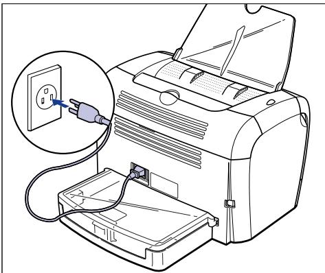 CANON LASER SHOT LBP3200 - Stecken Sie den Netzstecker in die Steckdose. - 1