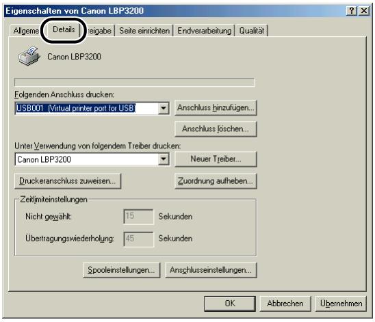 CANON LASER SHOT LBP3200 - Registerblatt [Details] - 1