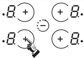 CANDY CH633B3 - - ACTIVATION D'UN FOYER DE CUISSON - 1