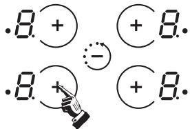 CANDY CH633B3 - - ACCENDERE UNA ZONA DI COTTURA - 1