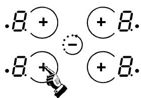 CANDY CH633B3 - - Po zapnuti varné desky počkejte několik sekund do aktivace elektronických ovladačú. - 1